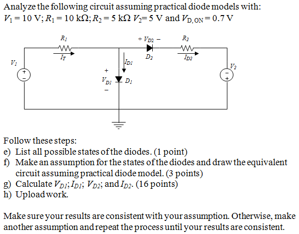 Solved Analyze the following circuit assuming practical | Chegg.com