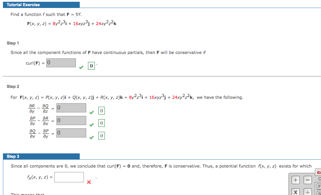 Solved Find a function f such that F=∇f. | Chegg.com