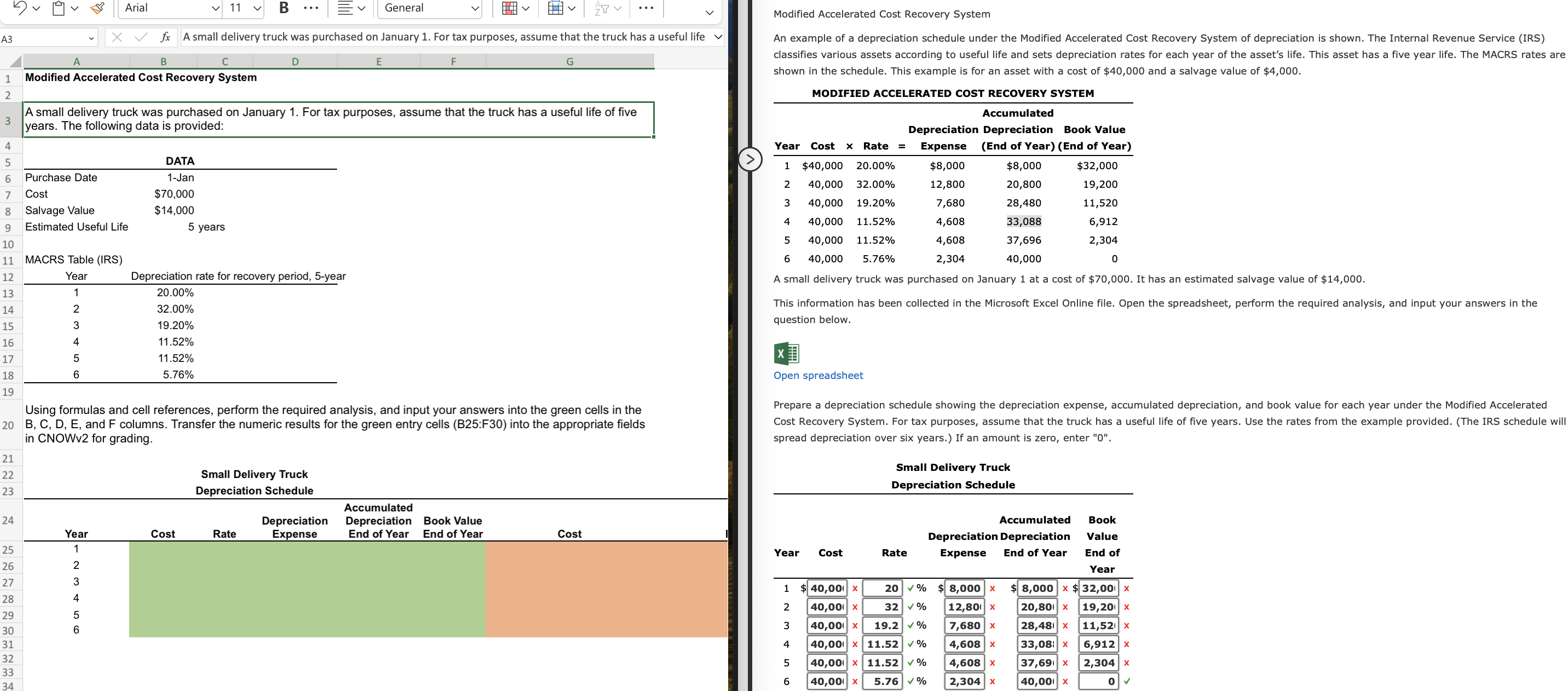 Solved Modified Accelerated Cost Recovery SystemAn example