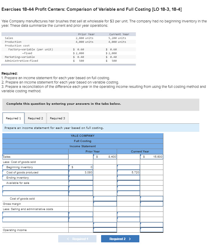 bk 134 co account assignments have different profit centers