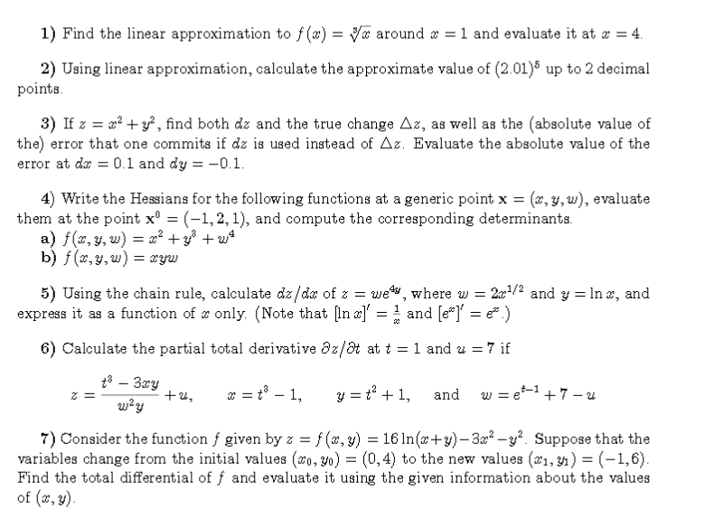 Solved) - For values of z near 1, it is a good approximation to