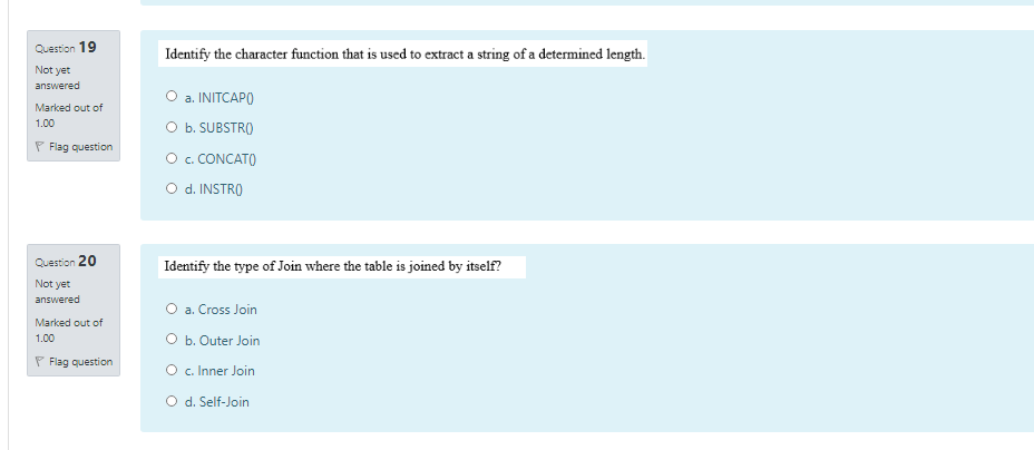 Solved Which of the following SQL statement is used to | Chegg.com