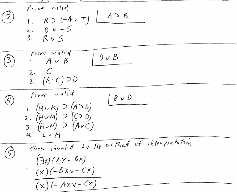 Solved Intro to Logic Please help me a bit, how to proof | Chegg.com