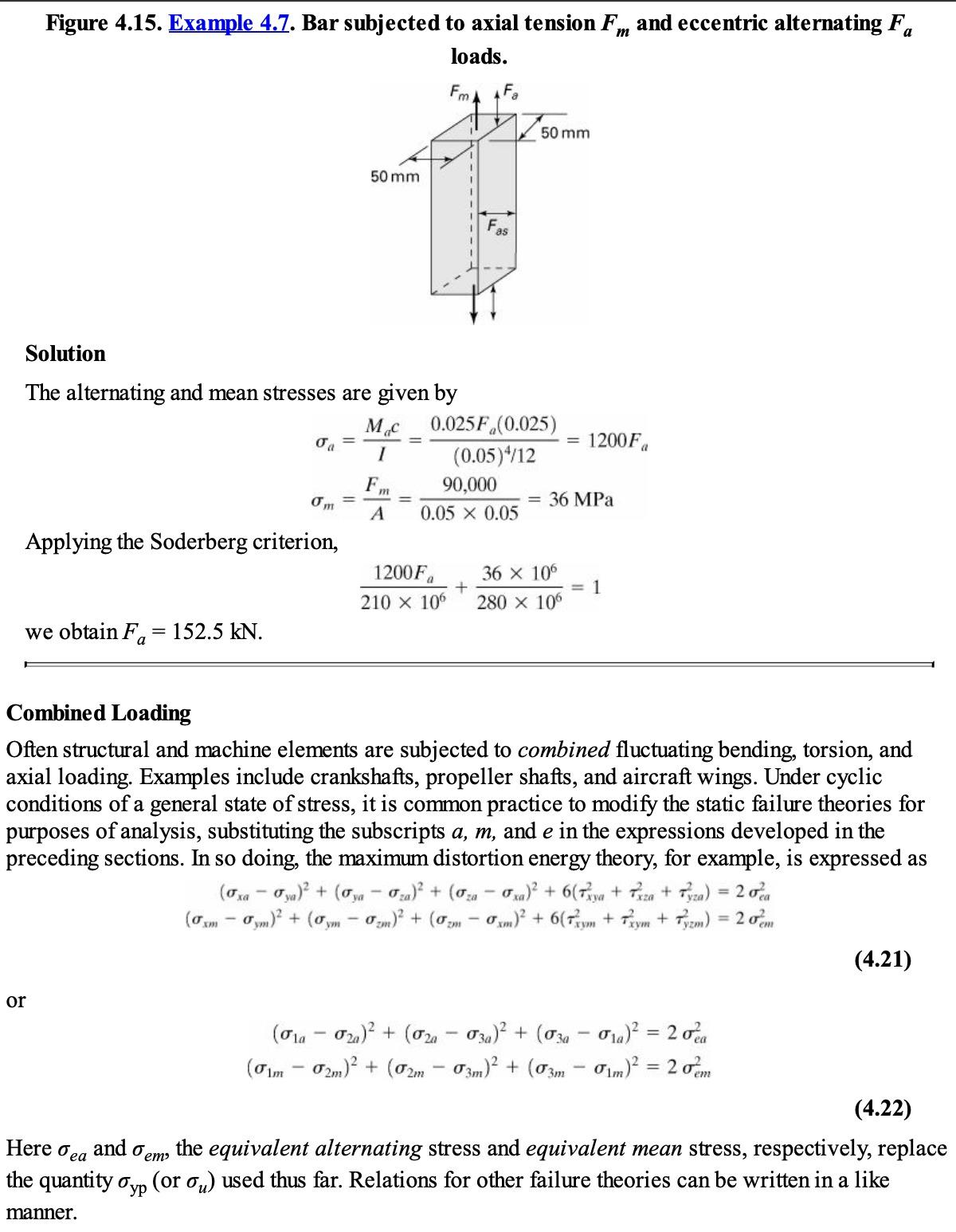 Solved 4.35. Redo Example 4.7 using the SAE criterion. Take | Chegg.com