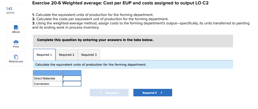 Solved 14 ! Required information Part 1 of 2 Use the | Chegg.com