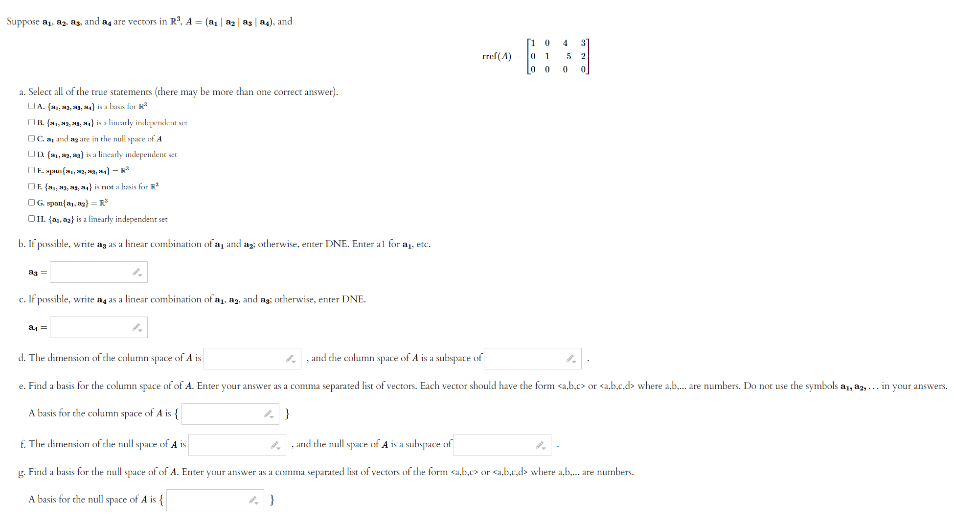 solved-suppose-a1-a2-a3-and-a4-are-vectors-in-chegg