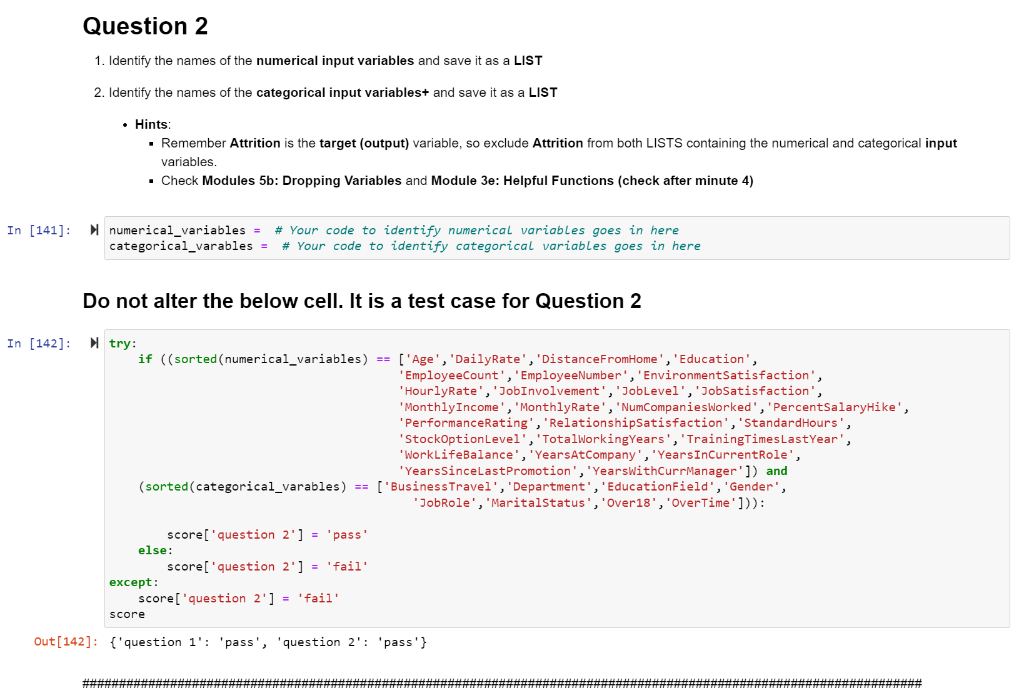 Solved Question 2 1. Identify the names of the numerical | Chegg.com
