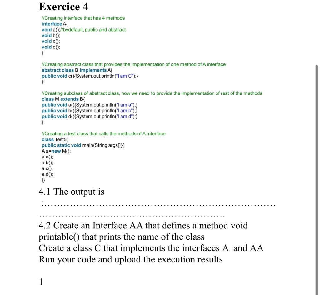 Solved //Creating Abstract Class That Provides The | Chegg.com