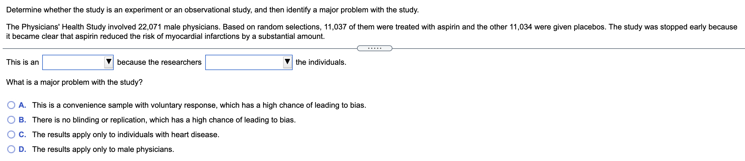 solved-determine-whether-the-study-is-an-experiment-or-an-chegg