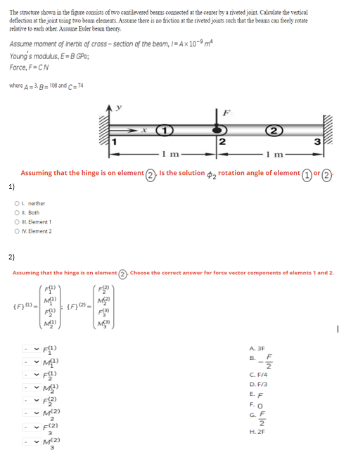 Solved The structure shown in the figure consists of two | Chegg.com