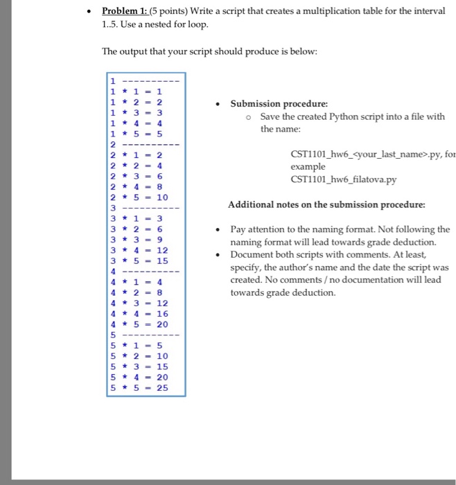 Solved . Problem 1: (5 points) Write a script that creates a | Chegg.com