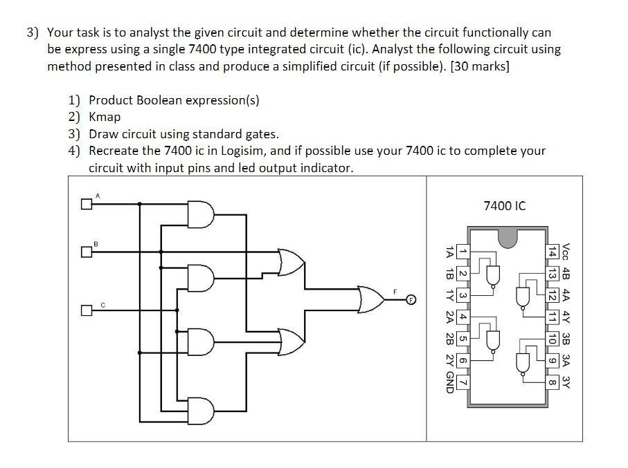 Solved Your task is to analyst the given circuit and | Chegg.com