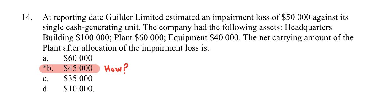 Solved 4. At reporting date Guilder Limited estimated an | Chegg.com