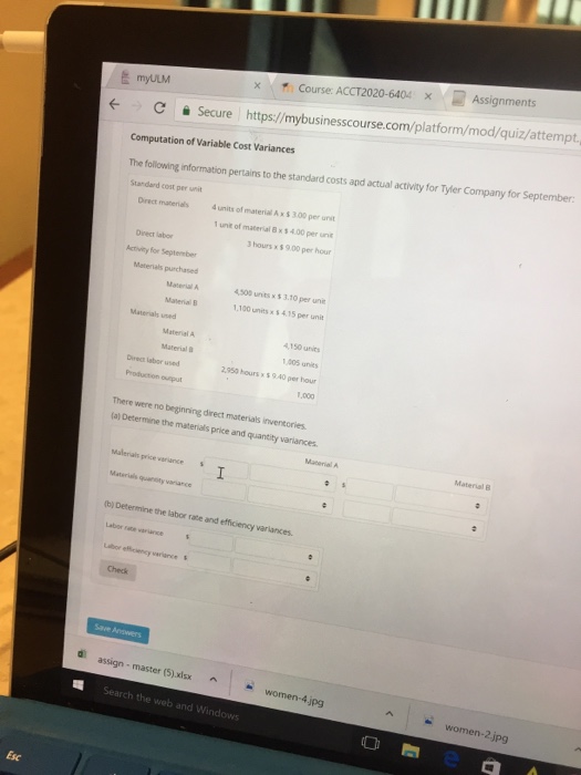 The Following Information Pertains To The Standard Chegg