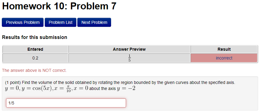 Solved Homework 10: Problem 7 Previous Problem Problem List | Chegg.com