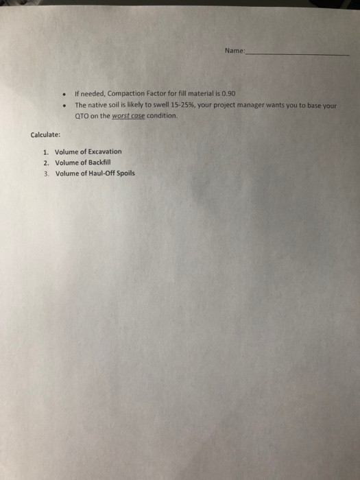 Solved Problem You have been tasked with developing the QTO | Chegg.com