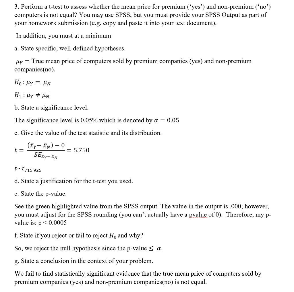 Solved I will provide the data from SPSS for these questions | Chegg.com