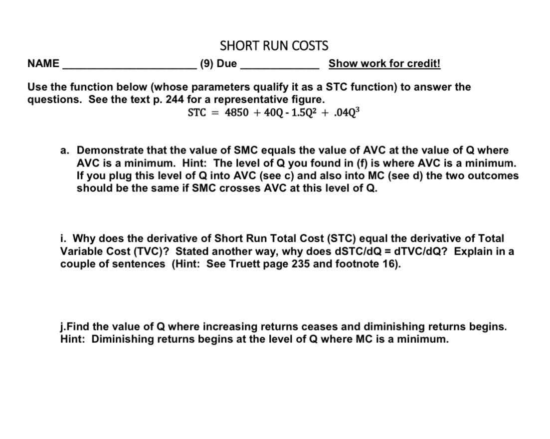 Solved Use the function below (whose parameters qualify it