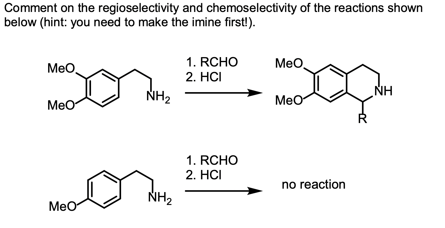 Solved Comment On The Regioselectivity And Chemoselectivity | Chegg.com