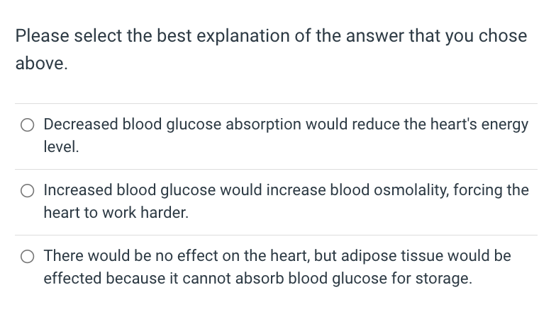 Solved When Functioning Properly, Blood Glucose Is Absorbed | Chegg.com