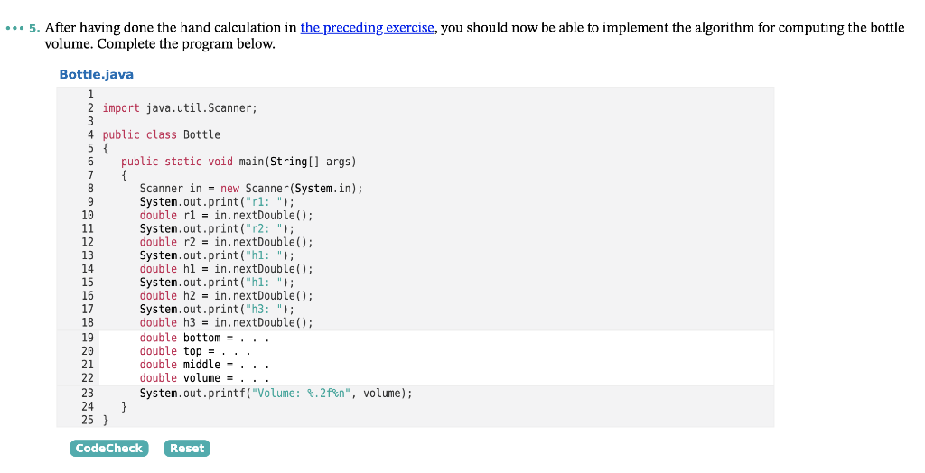 Solved 4. The shape of a bottle is approximated by two | Chegg.com