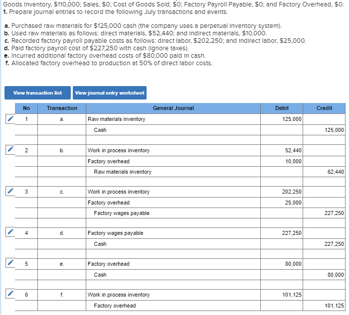 Solved 4. Post entries from parts 1 and 3 to the following