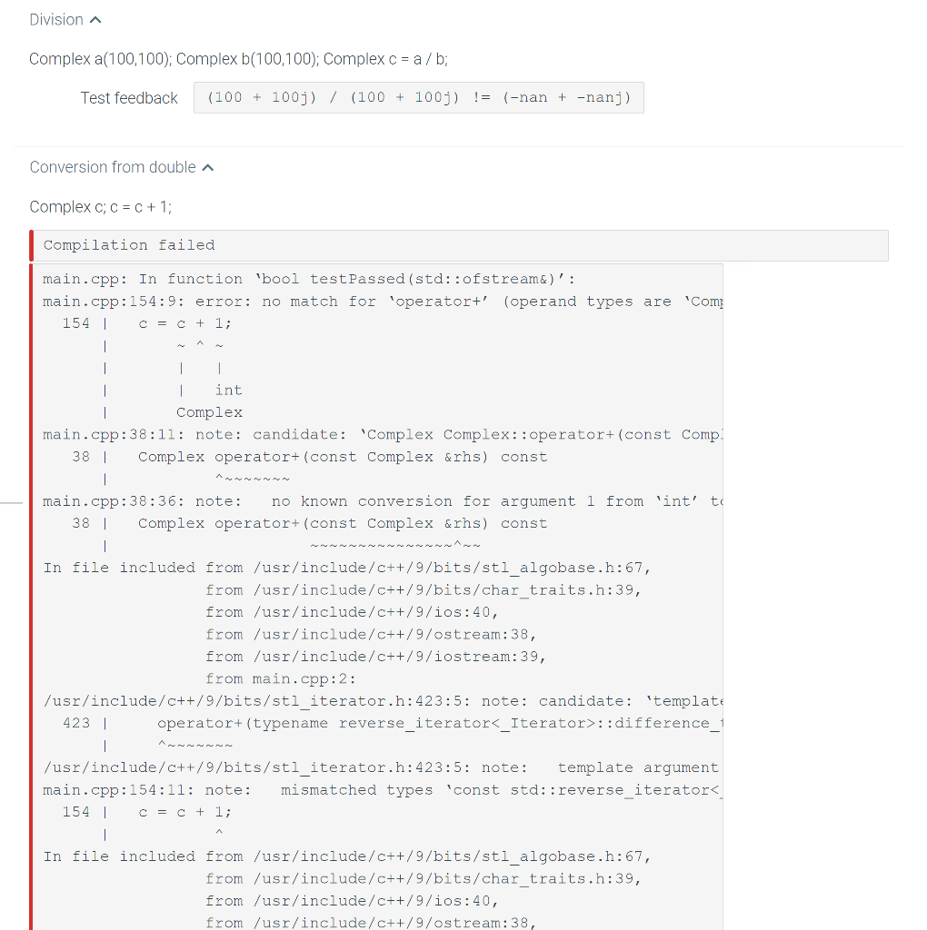 Solved C++. In this assignment, you will extend the Complex | Chegg.com