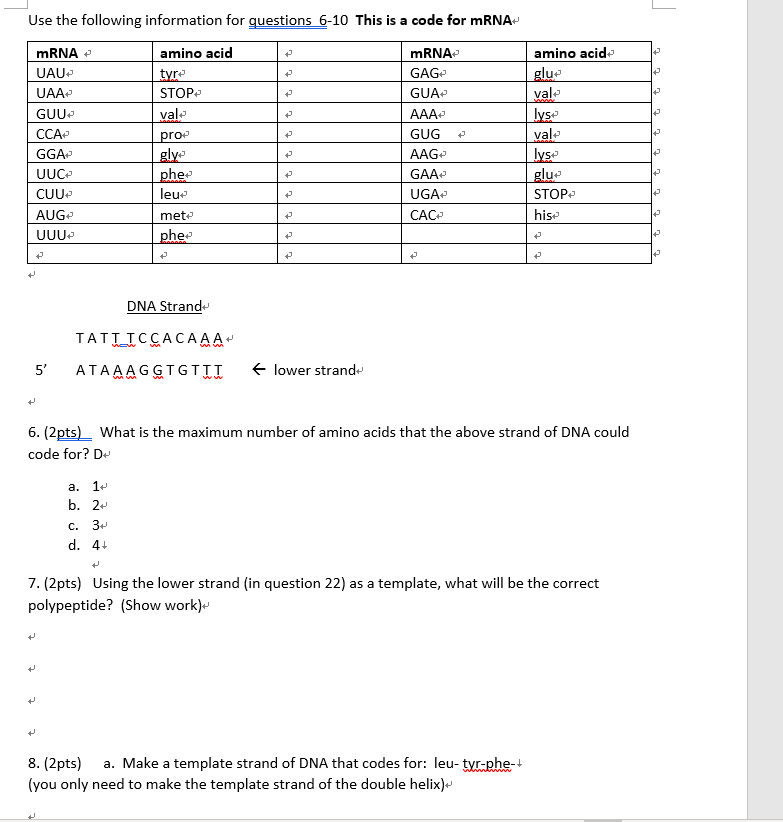 Solved Use the following information for questions 6-10 This | Chegg.com