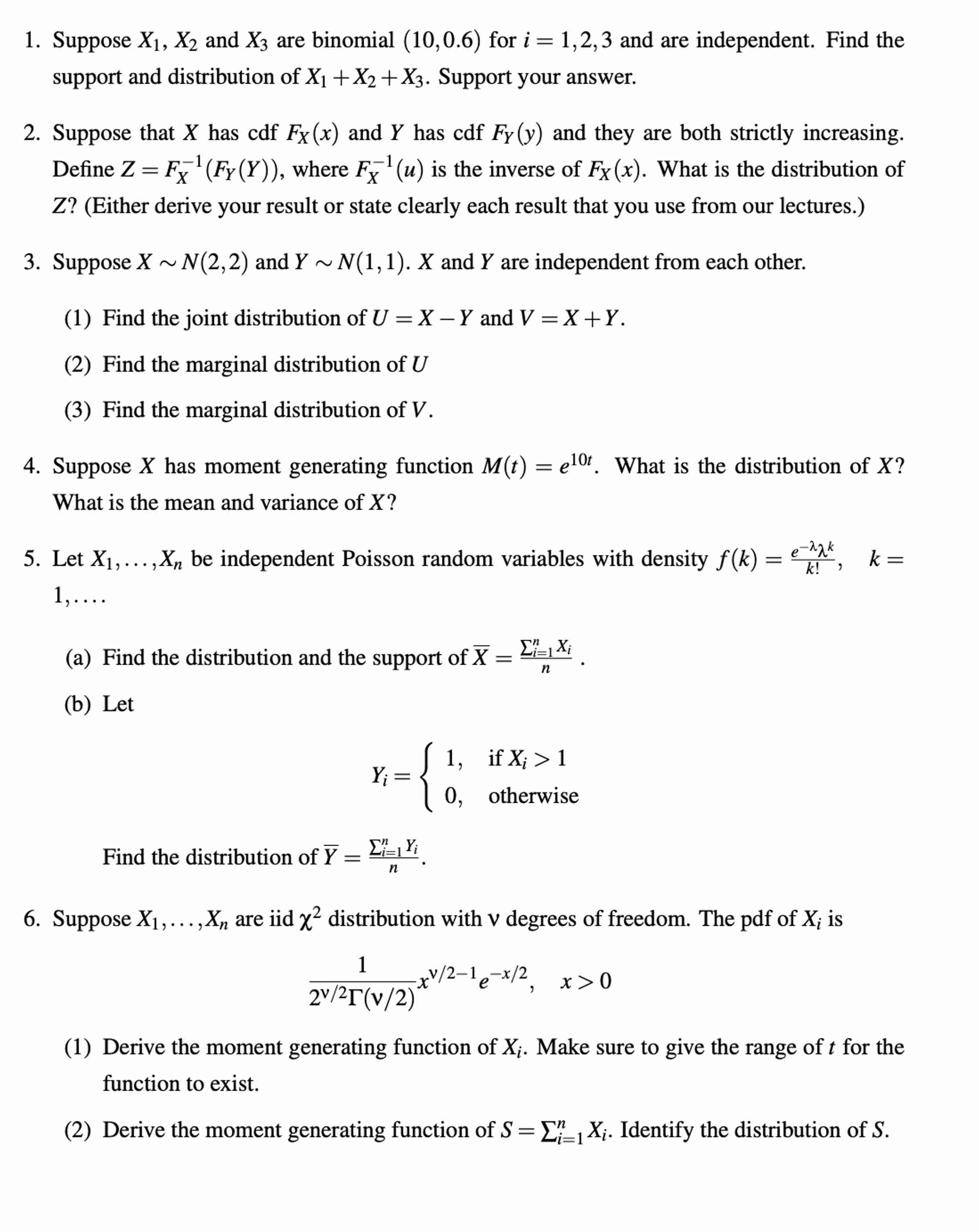 Solved Suppose x1,x2 ﻿and x3 ﻿are binomial (10,0.6) ﻿for | Chegg.com