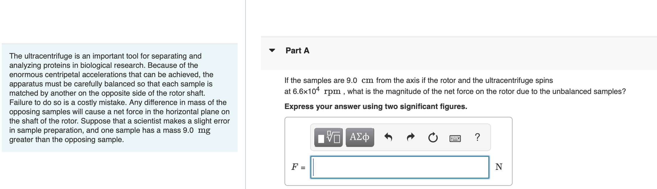 Solved The ultracentrifuge is an important tool for