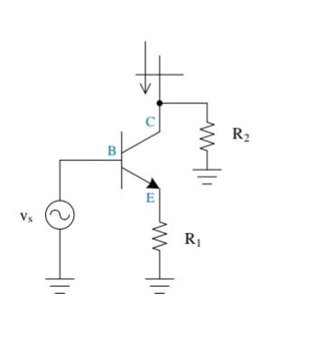 Solved Analyze the following BJT circuits AC. Find the route | Chegg.com