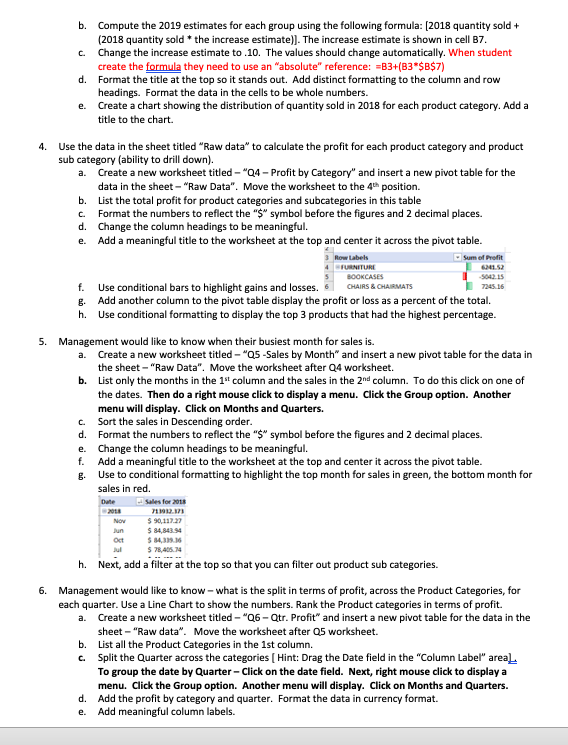 Read the brief case below. Using the Excel