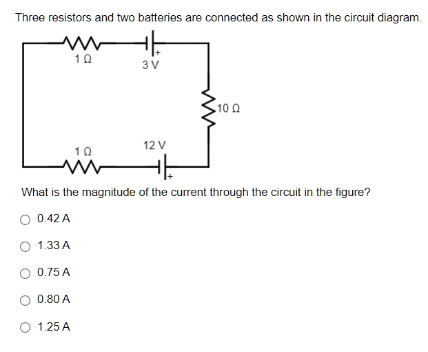 Solved Three Resistors And Two Batteries Are Connected As | Chegg.com