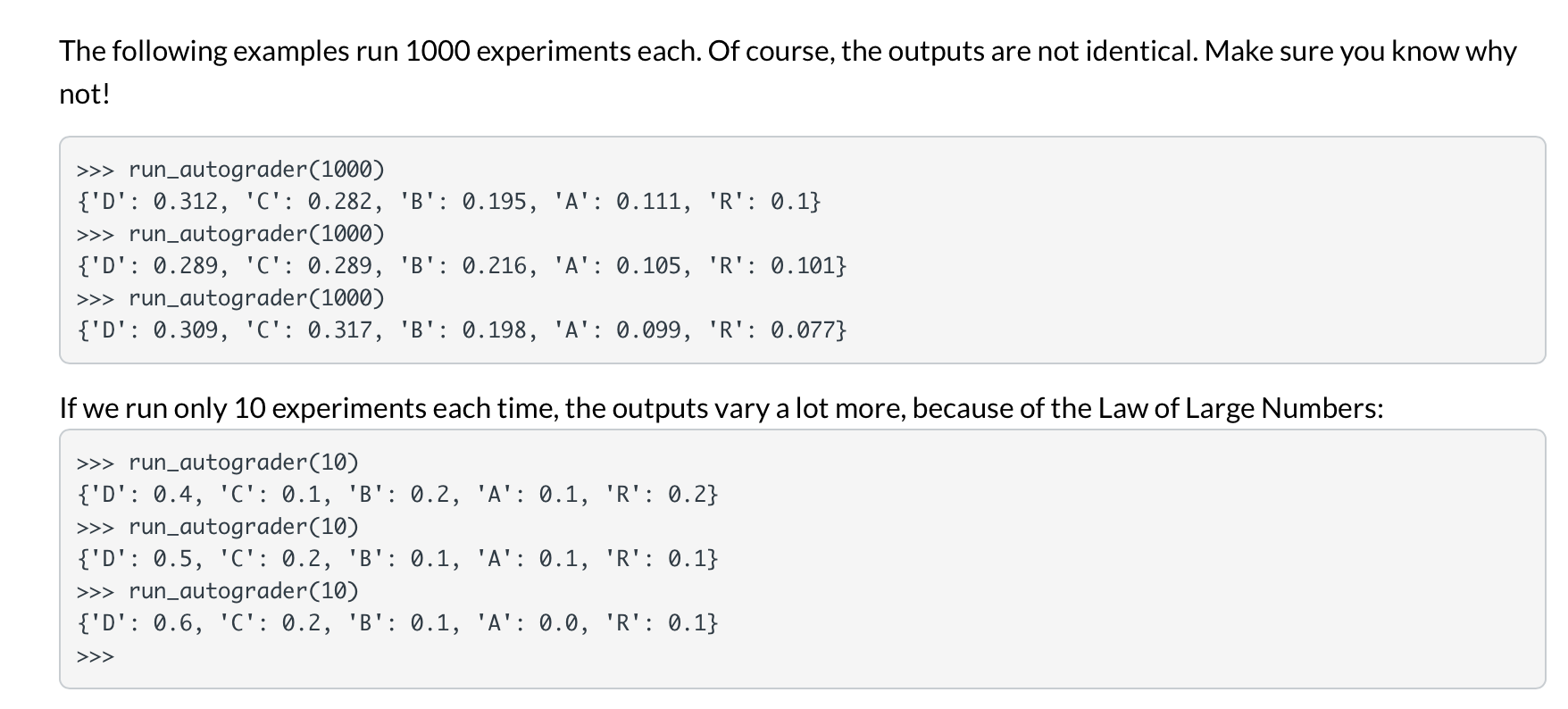 Solved python 3 autograder code: import random def | Chegg.com