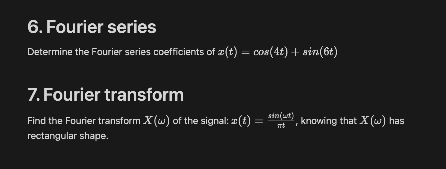Solved Determine the Fourier series coefficients of | Chegg.com