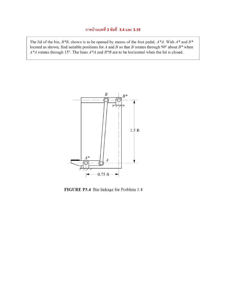 Solved การบ้านบทที่ 3 ข้อที่ 3.4 และ 3.19 The Lid Of The | Chegg.com