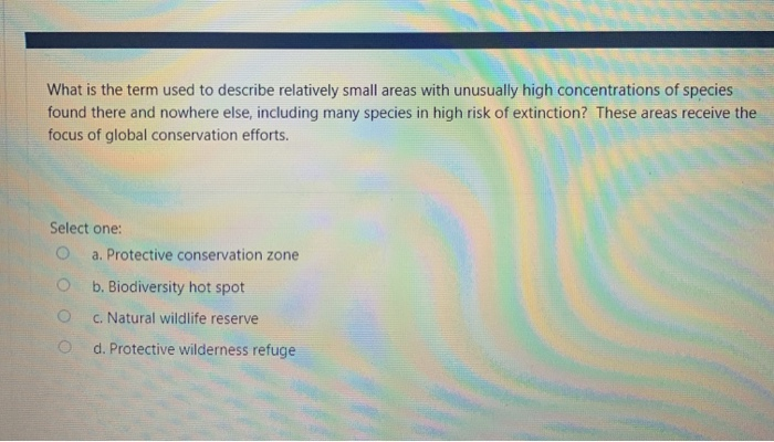 Solved What is the term used to describe relatively small | Chegg.com