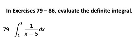 Solved In Exercises 79-86, ﻿evaluate the definite | Chegg.com