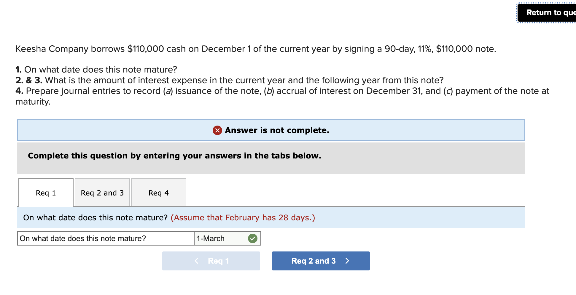 Solved Keesha Company borrows 110,000 cash on December 1 of