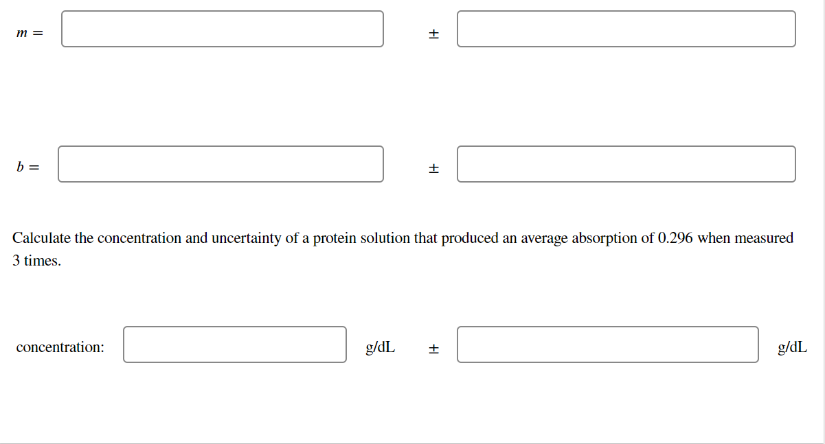 Solved A protein assay requires the reaction of the protein | Chegg.com