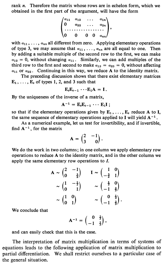 Solved 7. Test the following matrices for invertibility and