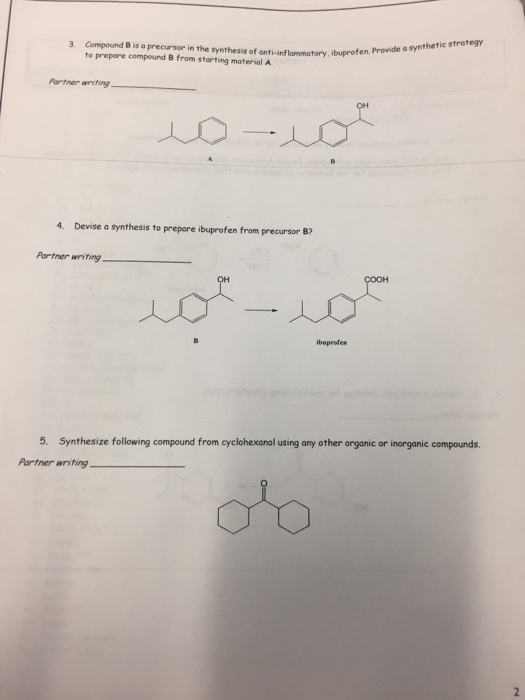 Solved Compound B is precursor in the synthesis of anti-, | Chegg.com