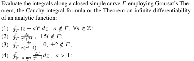 Solved Evaluate the integrals along a closed simple curve I | Chegg.com