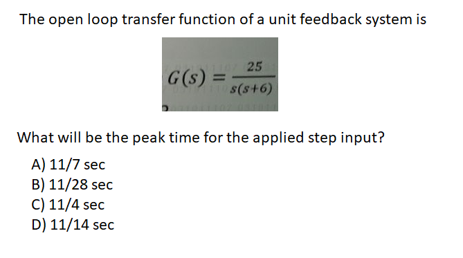 Solved The open loop transfer function of a unit feedback | Chegg.com