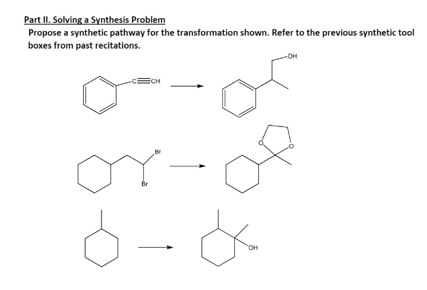 Solved Part II. Solving a Synthesis Problem Propose a | Chegg.com