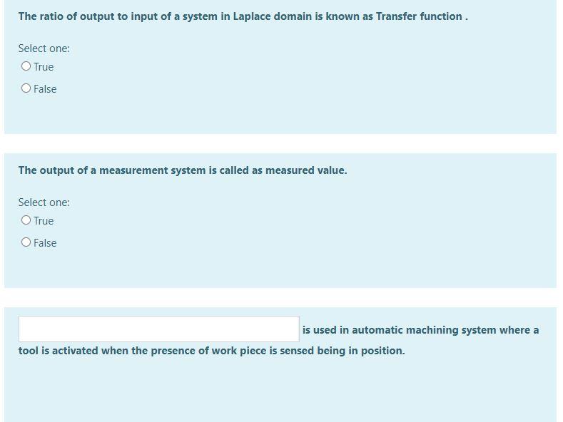 Solved The ratio of output to input of a system in Laplace | Chegg.com