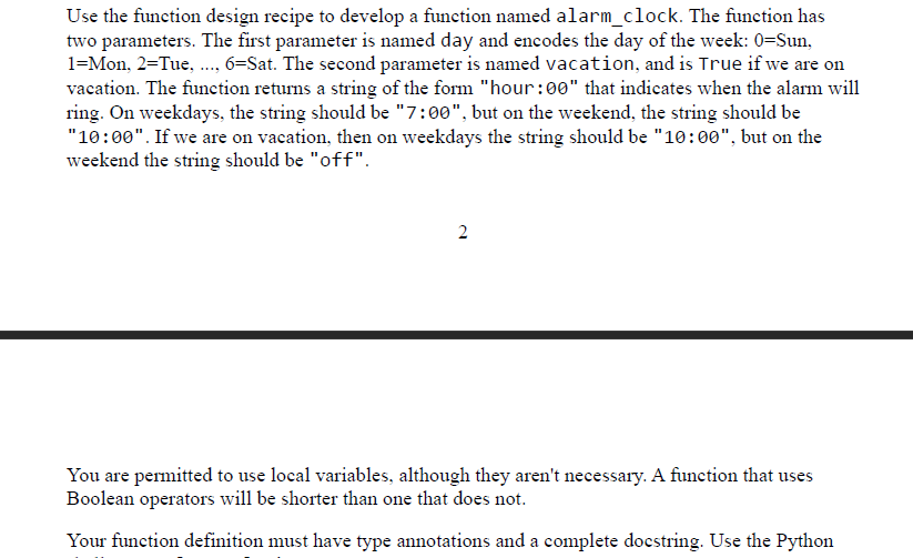 Solved Use the function design recipe to develop a function | Chegg.com