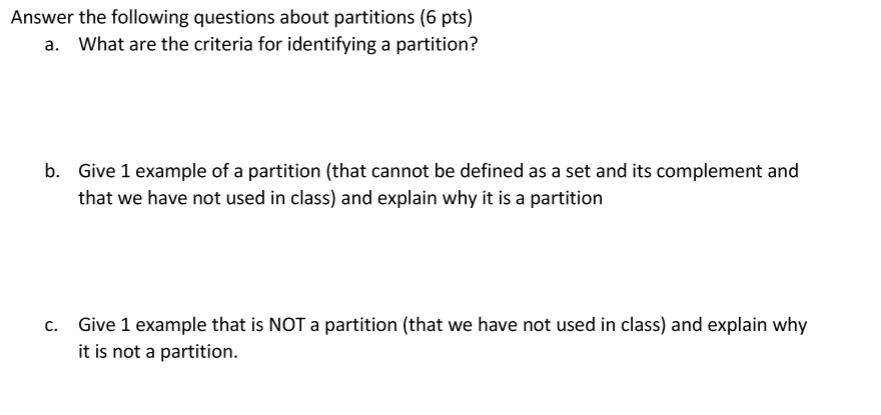 solved-answer-the-following-questions-about-partitions-6-chegg