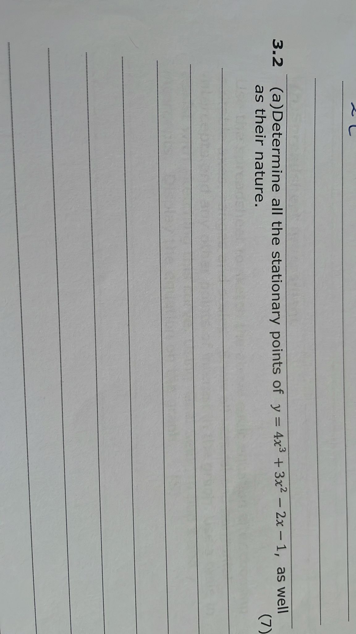 Solved 2 (a)Determine all the stationary points of | Chegg.com