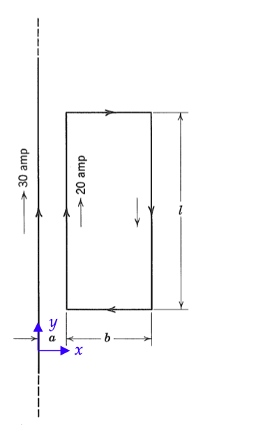 Solved 9. The diagram at right shows a long wire carrying a | Chegg.com